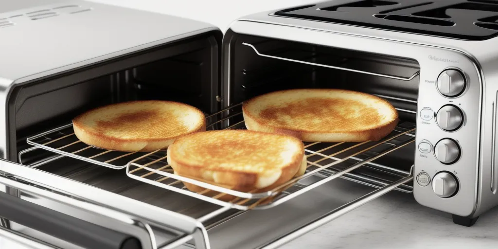 What ingredients do i need to make a grilled cheese in a toaster oven?