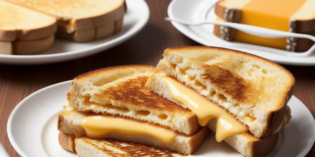 What type of cheese is best for a grilled cheese in a toaster oven?