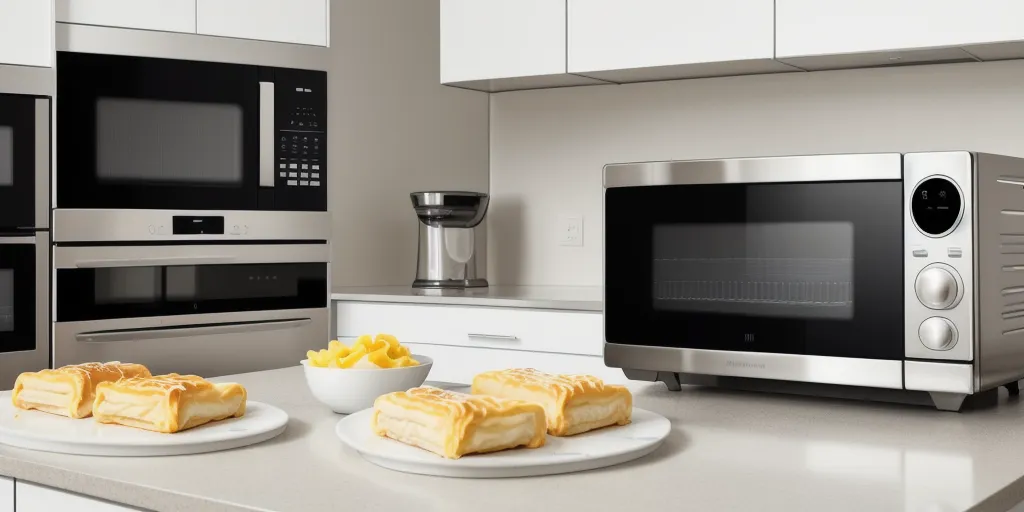 What is the best way to heat toaster strudels in a microwave?